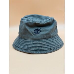Timberland Unisex S/M Green Cotton Drawstring Performance Outdoor Bucket Hat‎